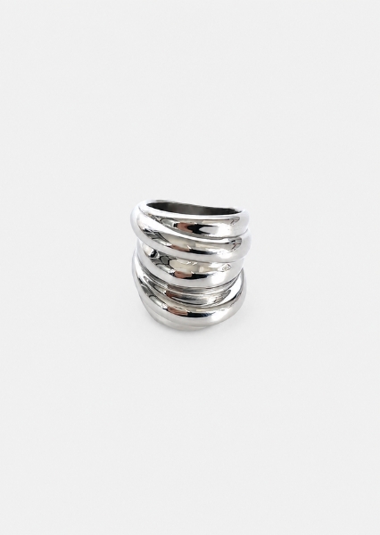 Ring Veloria – sølvbelagt