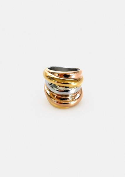 Ring Veloria – Mixed Metal Plated