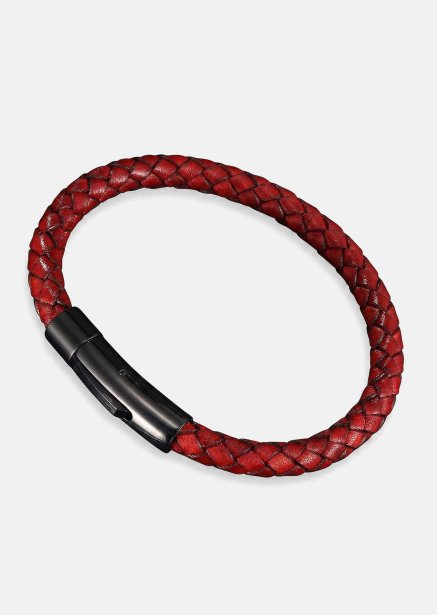 Lærarmbånd Crimson Twine