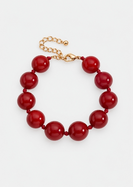Armbånd Avielle Red - 18k Gullbelagt