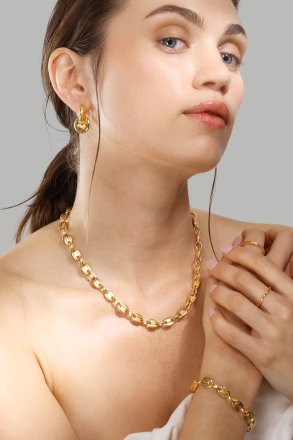 Halskjede Bold Chain - 18k Gullbelagt