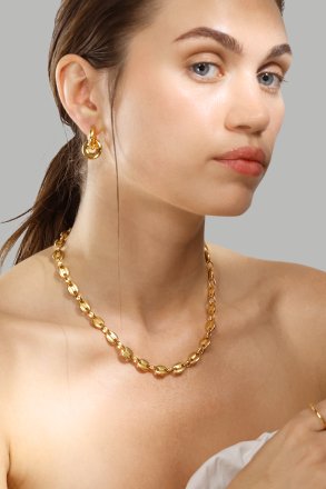 Halskjede Bold Chain - 18k Gullbelagt