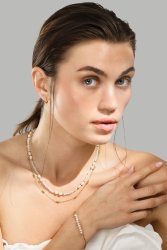 Halskjede Pearl Harmony – 18k Gullbelagt