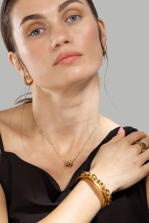Øredobber Bold Glow – 18k Gullbelagte