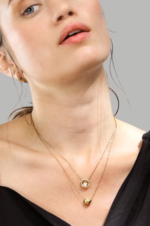 Øredobber Golden Spark – 18k Gullbelagte