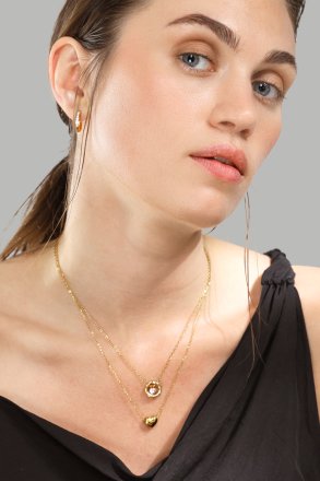 Halskjede Heart of Gold – 18k Gullbelagt