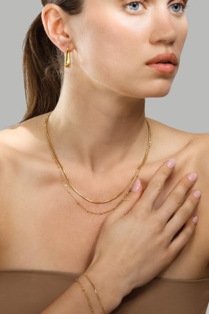 Halskjede Duo Grace – 18k Gullbelagt