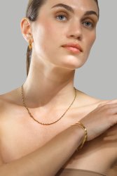 Øredobber Elegans – 18k Gullbelagte