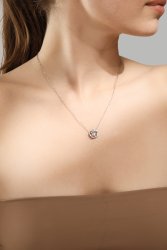 Halskjede Silver Heart – Sølvbelagt
