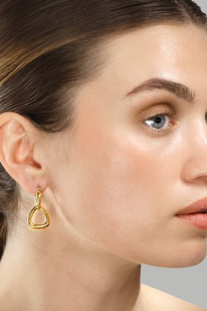 Øredobber Elegant Drop – 18k Gullbelagte