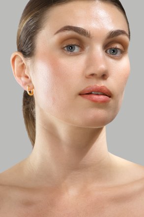Øredobber Golden Spark – 18k Gullbelagte