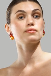 Øredobber Verdé Glow – 18k Gullbelagte