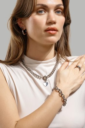 Timeless Orb Earrings - Silver steel