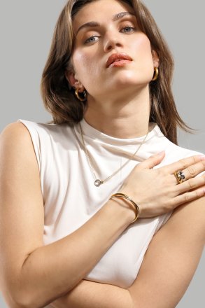 Ring Elegant - 18k gullbelagt