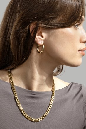 Ring Bold Flow - 18k Gullbelagt