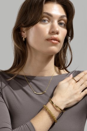 Chunky Pearl Hoop Earrings - 18k Gullbelagte