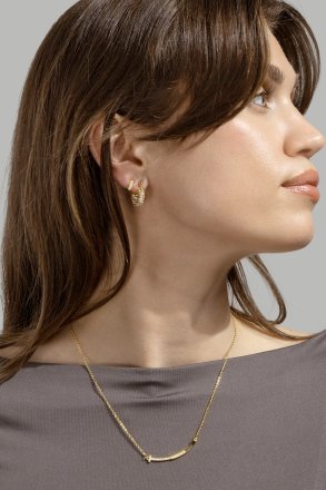 Øredobb Shimmer Hoops - 18k Gullbelagt