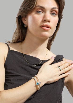 Armbånd Lunara Charm - 18k Gullbelagt