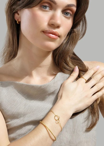 Ring Golden Mosaic - 18k Gullbelagt