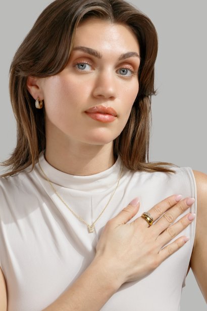 Glint Ring -18K Gullbelagt