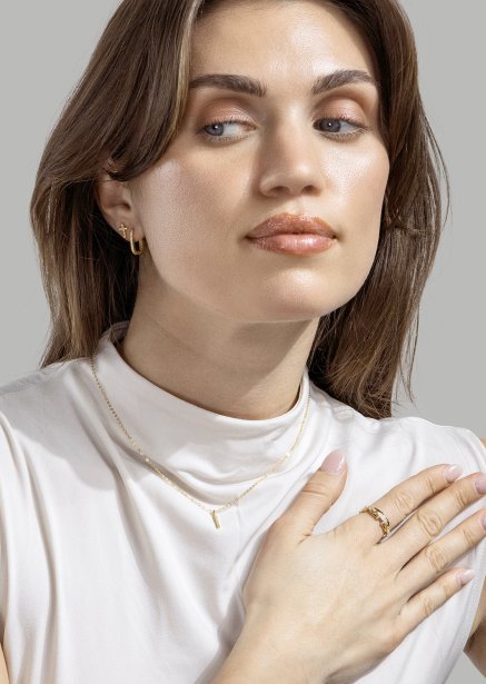 Ring Link Luxe - 18k Gullbelagt