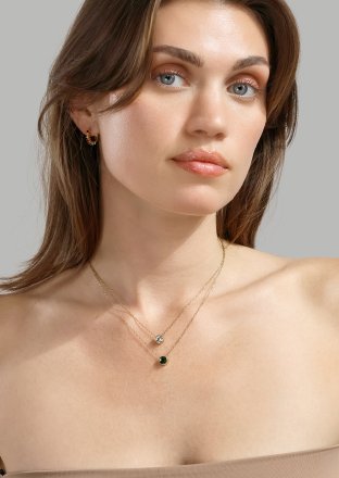 Øredobb Multicolor Shine - 18k Gullbelagt
