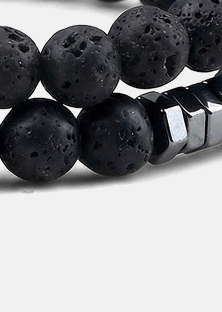 Perlearmbånd Onyx Edge
