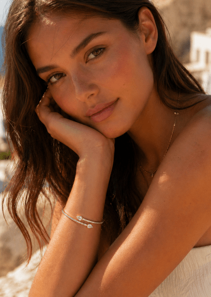 Armbånd Lumière Spark Stack - 18k Gold Plated