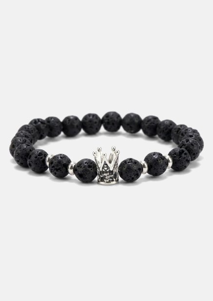 Perlearmbånd Lava Crown