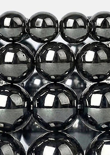 Perlearmbånd Obsidian Flow