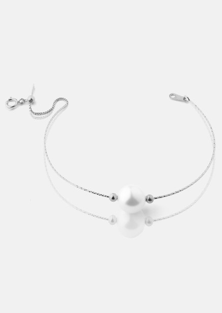 Armbånd Pearl Aura - Sølvbelagt