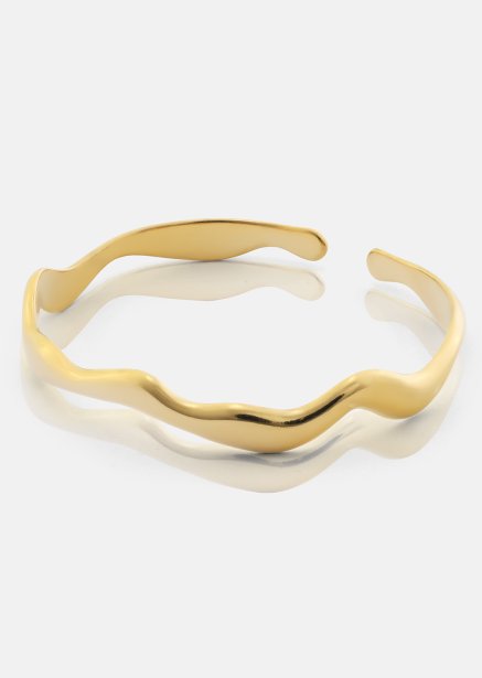 Armbånd Waveform - 18k Gullbelagt