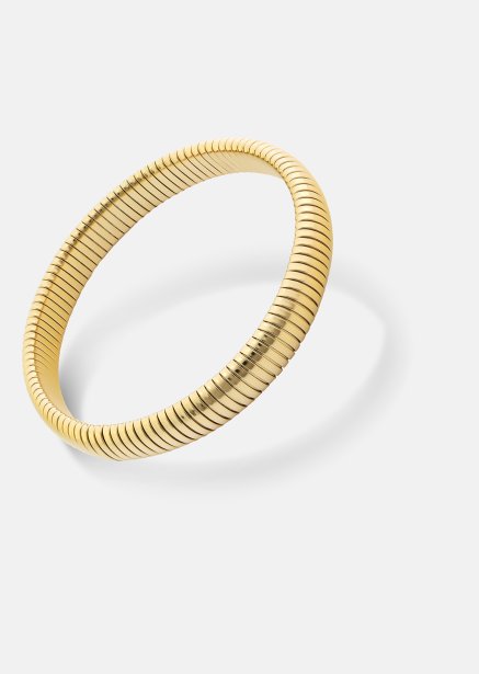 Armbånd Sculpted Coil - 18k Gullbelagt