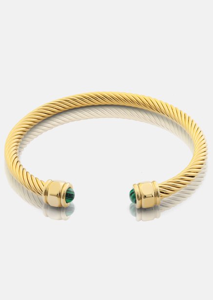 Armbånd Aumaura Green - 18k Gold Plated