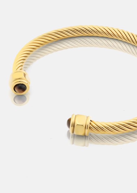 Armbånd Aumaura Brown - 18k Gullbelagt