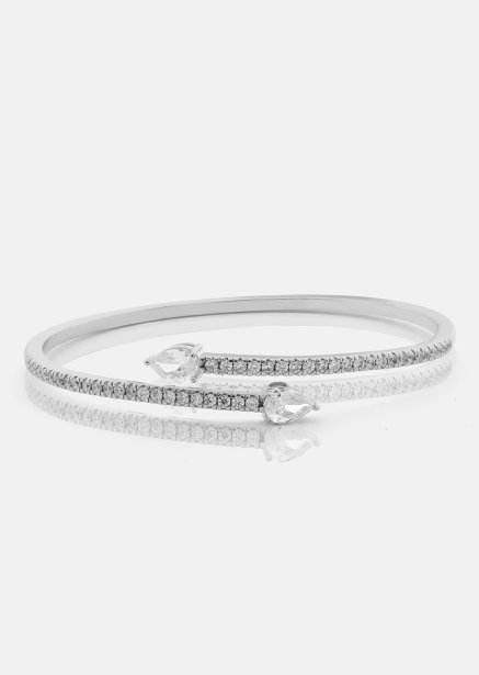 Armbånd Lumière Spark Stack - Silver Plated