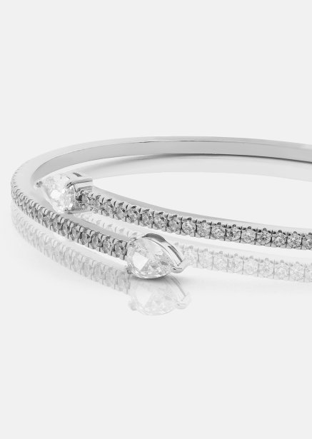 Armbånd Lumière Spark Stack - Sølvbelagt