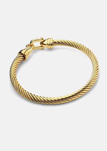 Armbånd Twistad Elegans - 18k Gullbelagt