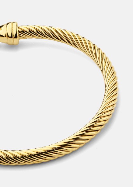 Armbånd Twistad Elegans - 18k Gullbelagt