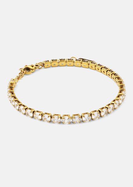 Armbånd Gloria Band 4mm - 18k Gold Plated