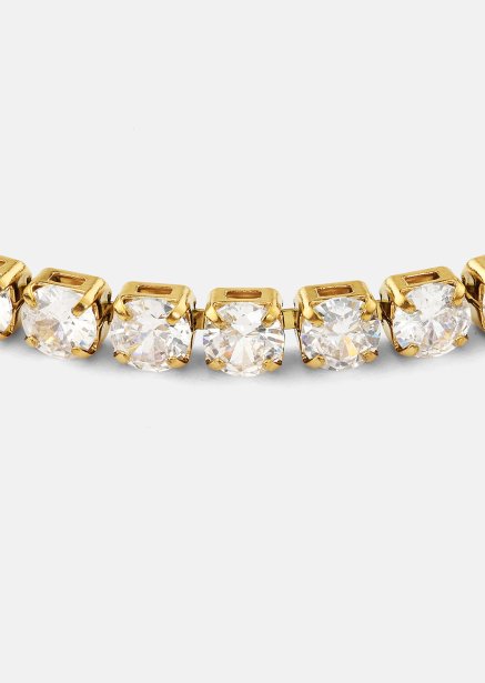 Armbånd Gloria Band 4mm - 18k Gullbelagt
