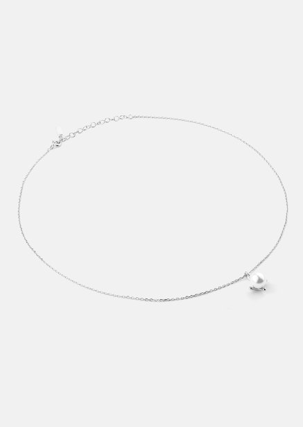 Kjede North Pearl - Silver Plated