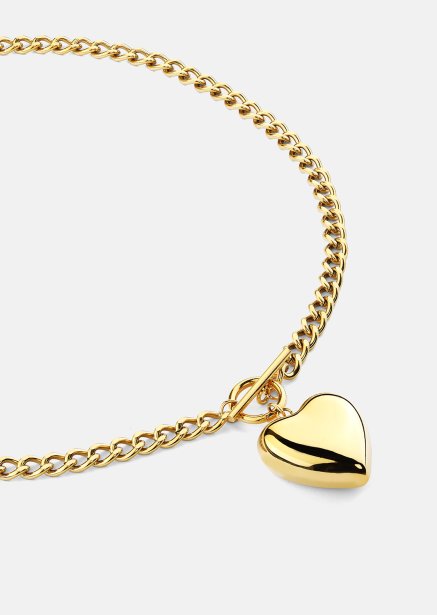 Heart of Gold Charm - 18k Gullbelagt