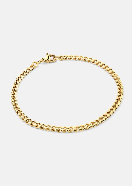 Golden Link Chain Bracelet - 18k Gullbelagt
