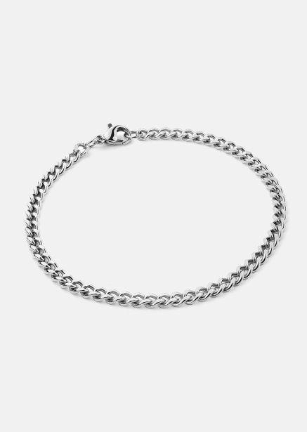 Silver Link Chain Bracelet - Sølvbelagt