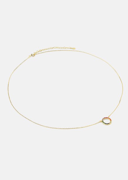 Halskjede Color Whisper- 18k Gullbelagt