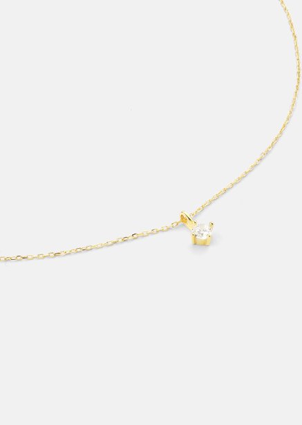 Halskjede Twilight Crystal - 18k Gullbelagt