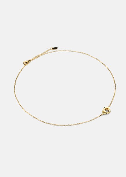 Halskjede Circle of Love - 18k Gullbelagt