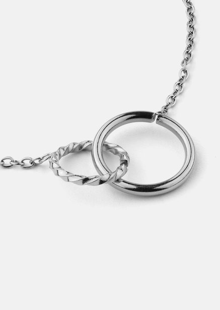 Armbånd Duo Rings - Sølvbelagt
