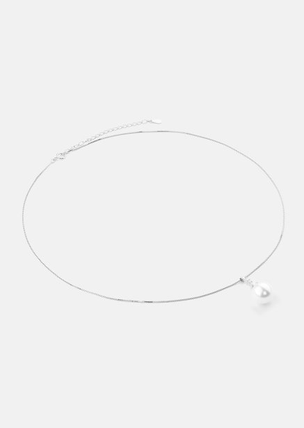 Halskjede Isla Pearl - Silver Plated